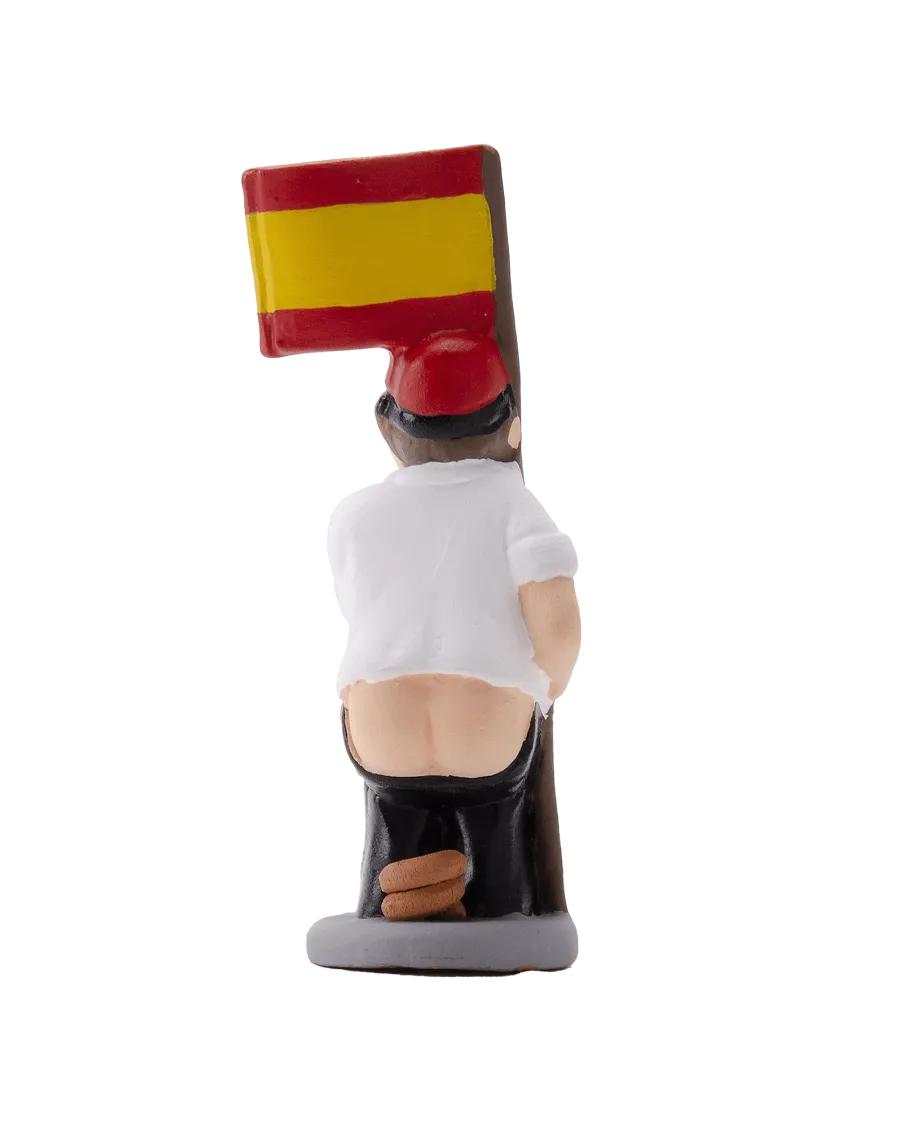 Figura de Caganer Bandera Española de Alta Calidad - Compra Ahora