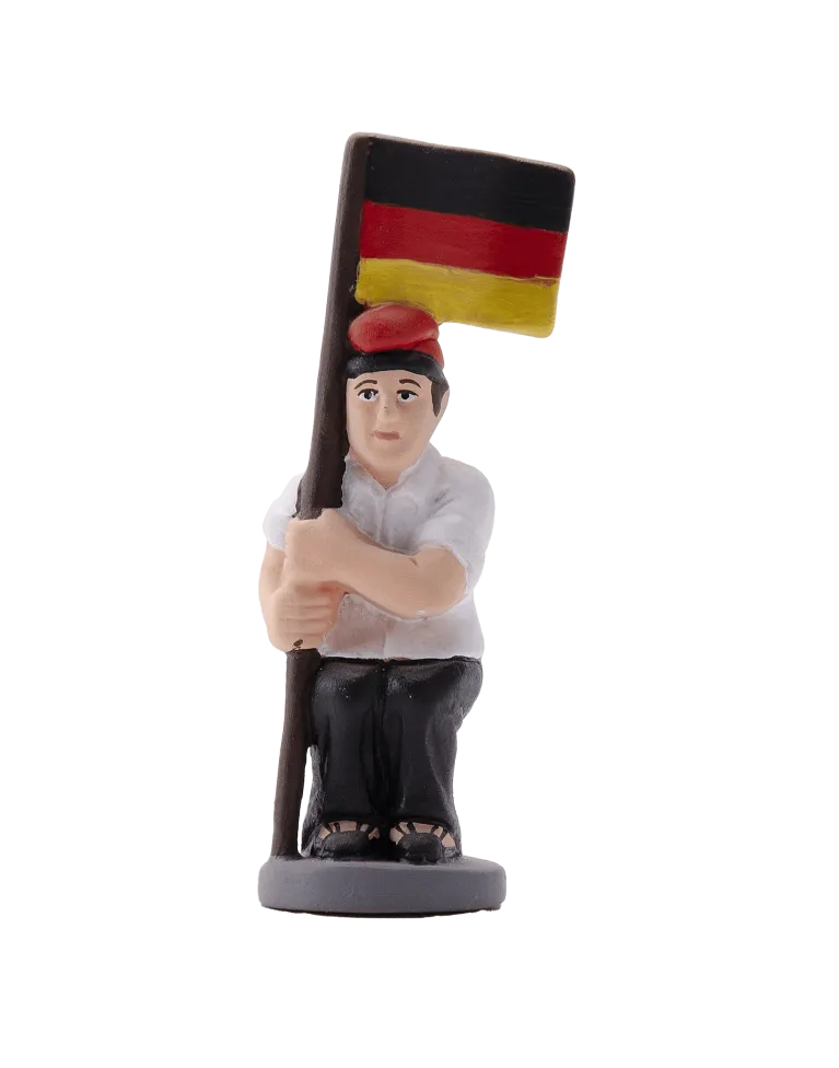 Figura de Caganer Bandera Alemana de Alta Calidad - Compra Ahora