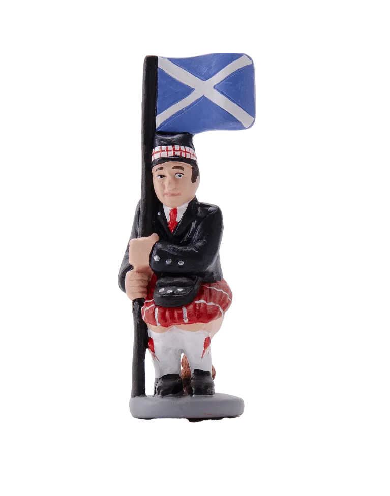 Figura de Caganer Independentista Escocés de Alta Calidad - Compra Ahora