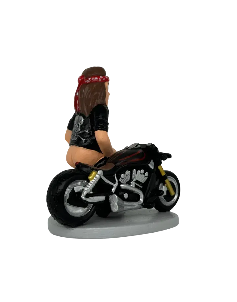 Caganer motorista custom. ¡Compra el tuyo ahora!