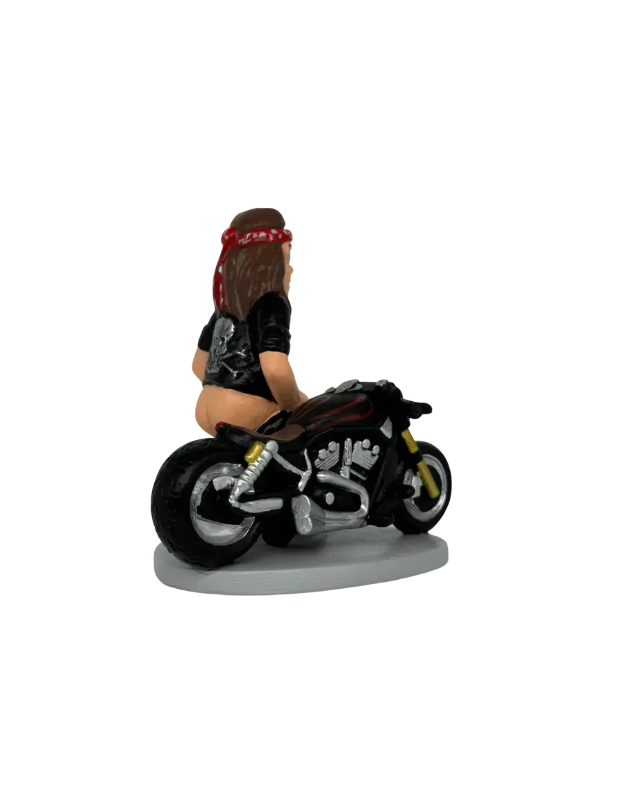 Caganer motorista custom. ¡Compra el tuyo ahora!