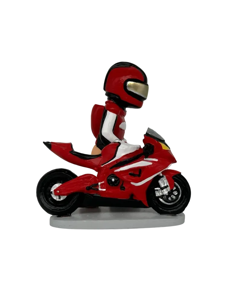 Caganer motorista de carretera. ¡Compra el tuyo ahora!