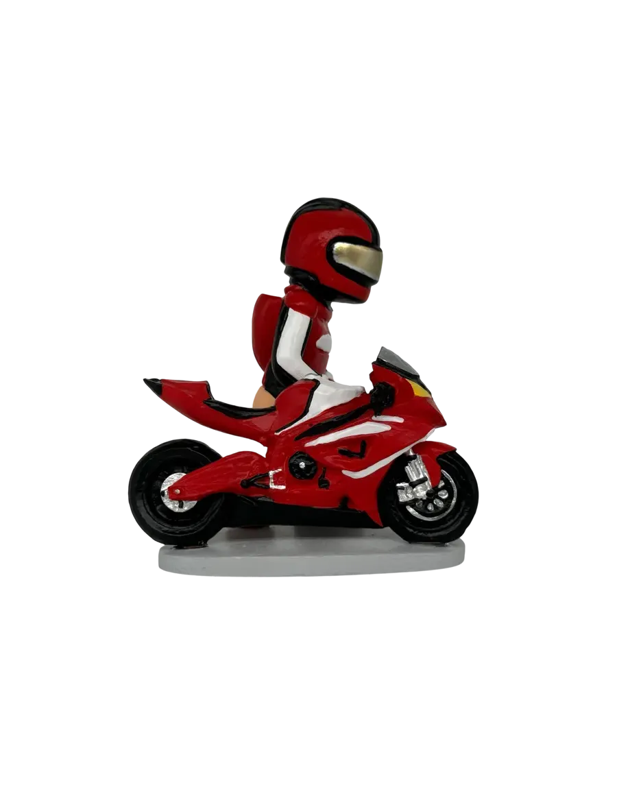 Caganer motorista de carretera. ¡Compra el tuyo ahora!