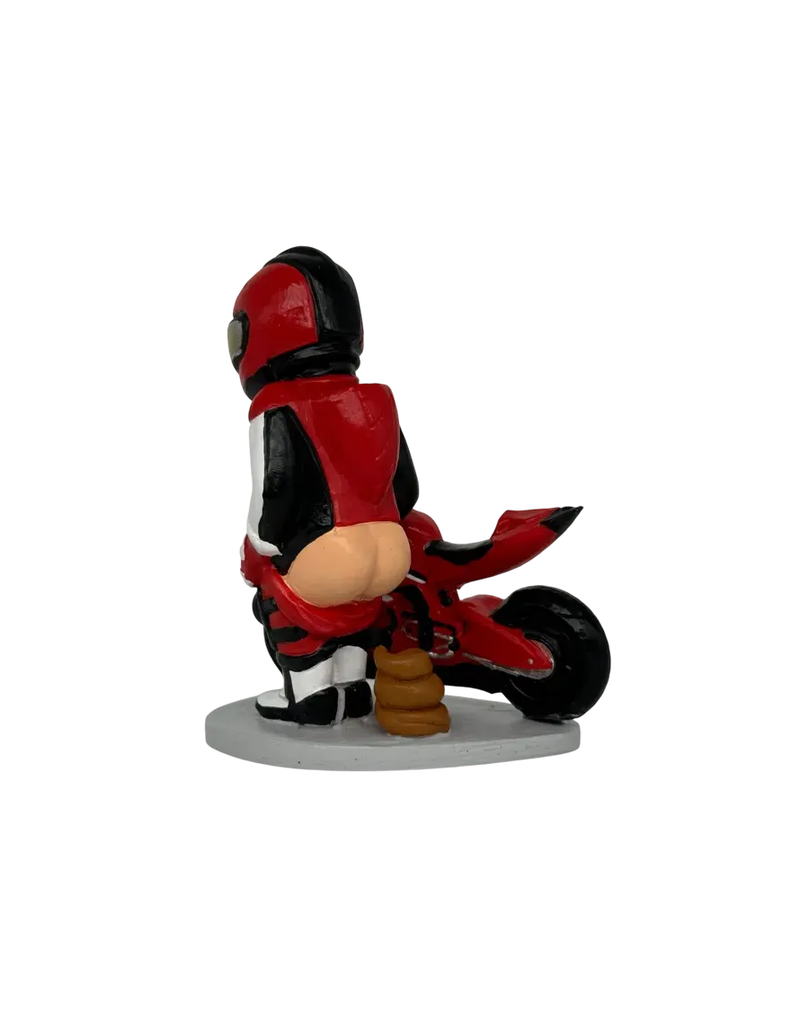 Caganer motorista de carretera. ¡Compra el tuyo ahora!