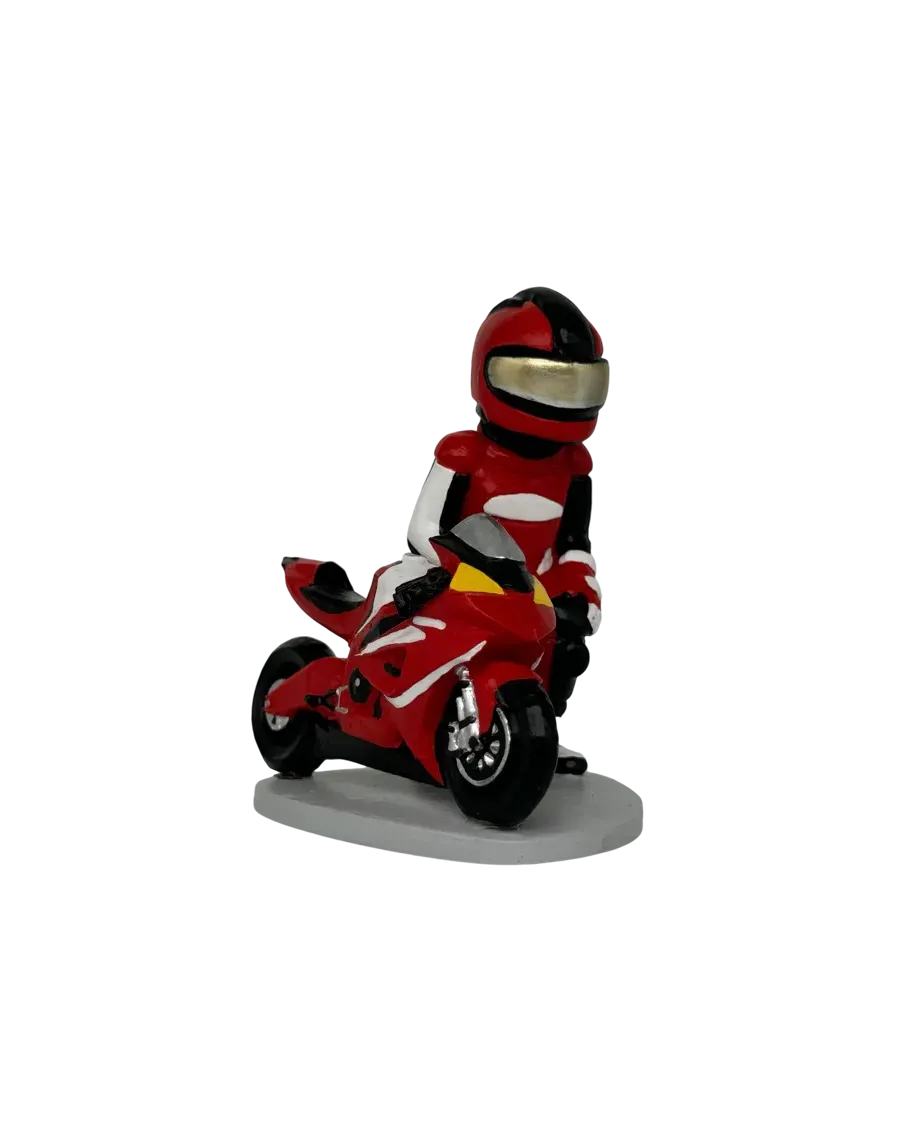 Caganer motorista de carretera. ¡Compra el tuyo ahora!