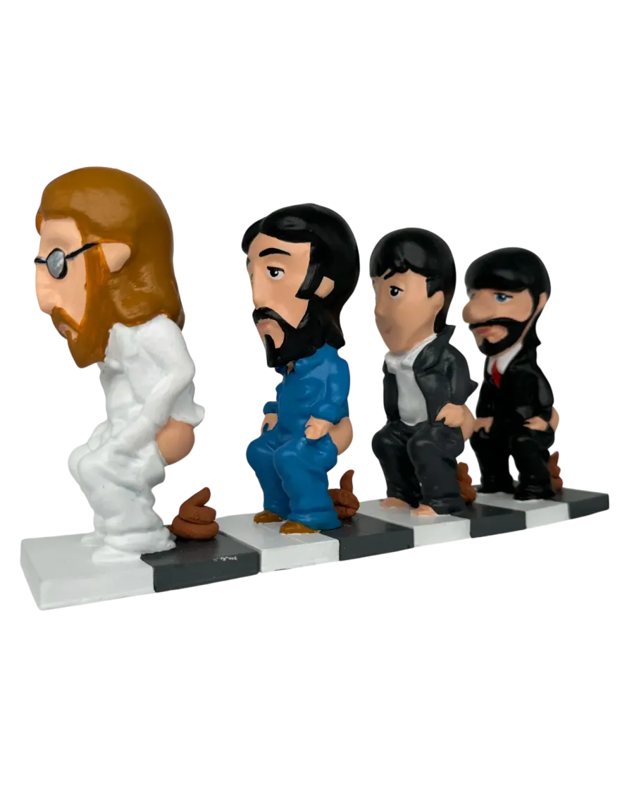 Caganer Beatles Abbey Road