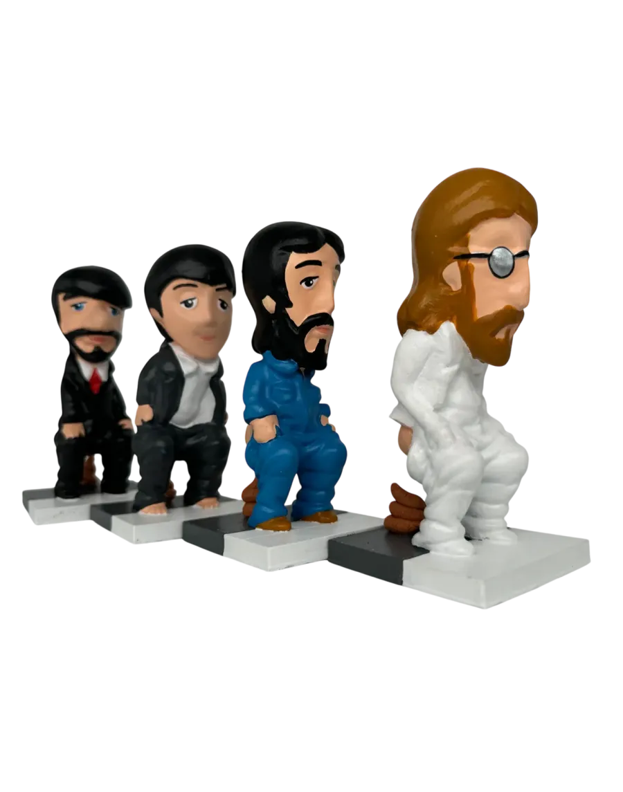 Caganer Beatles Abbey Road