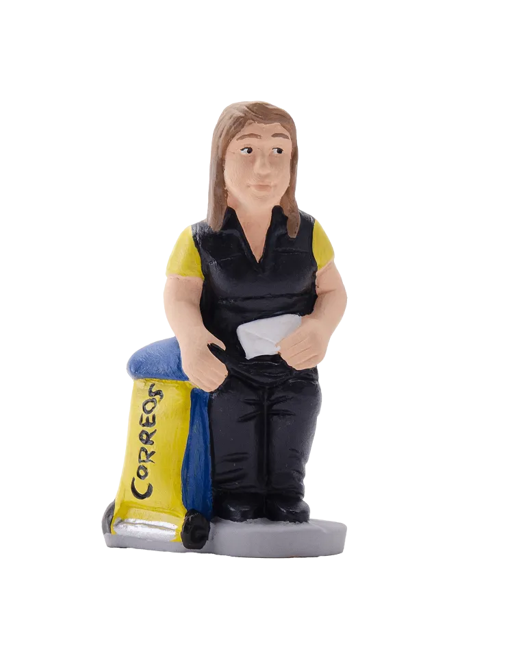 Hochwertige Caganer Briefträgerin Figur - Jetzt kaufen