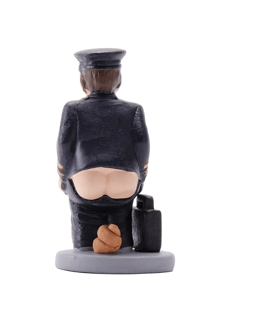Figura de Caganer Pilot d'Avió d'Alta Qualitat - Compra Ara