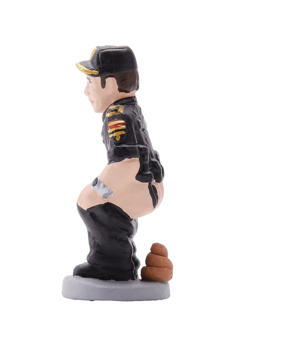 Figurine de Caganer Police Nationale de Haute Qualité - Achetez Maintenant