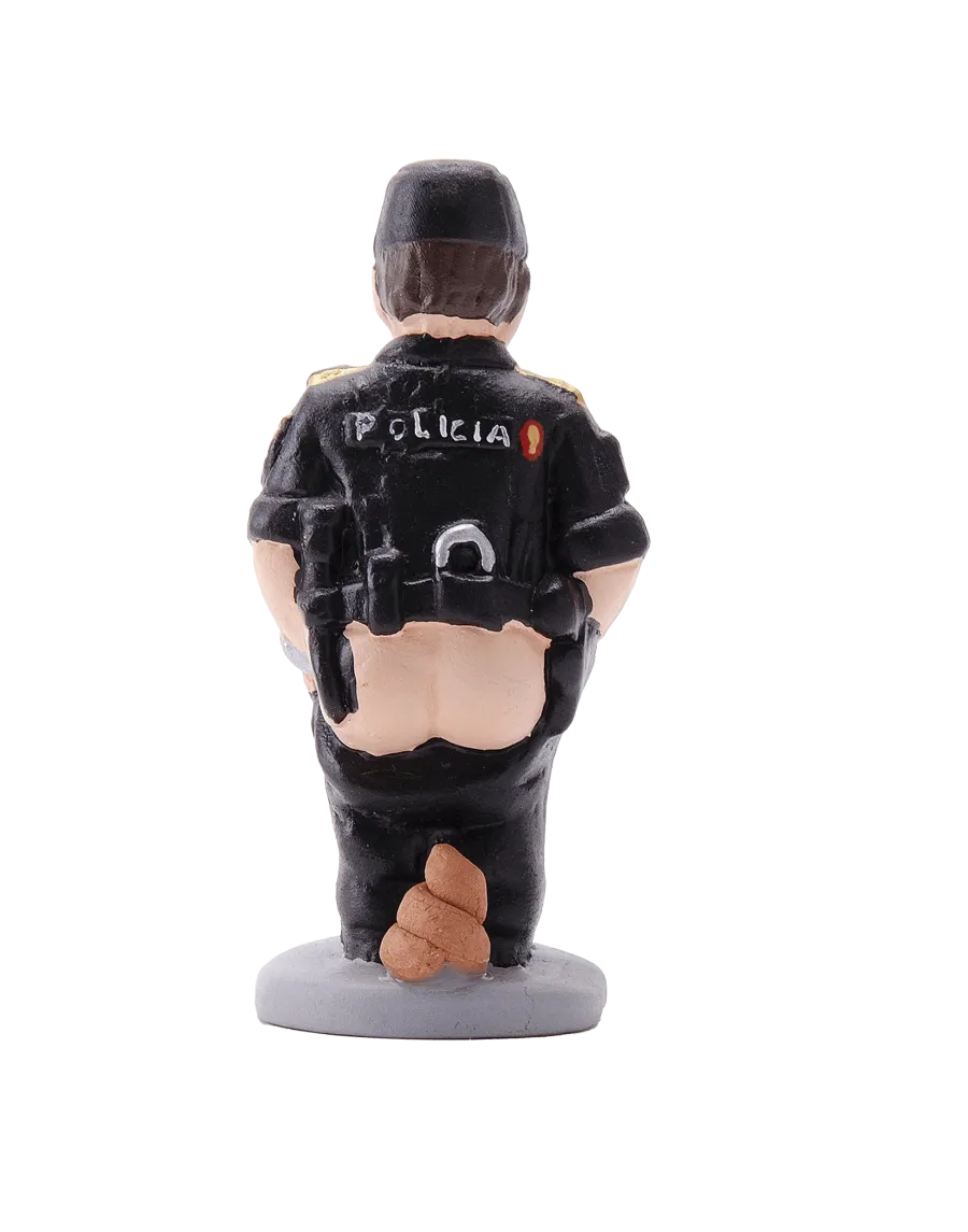 Figurine de Caganer Police Nationale de Haute Qualité - Achetez Maintenant