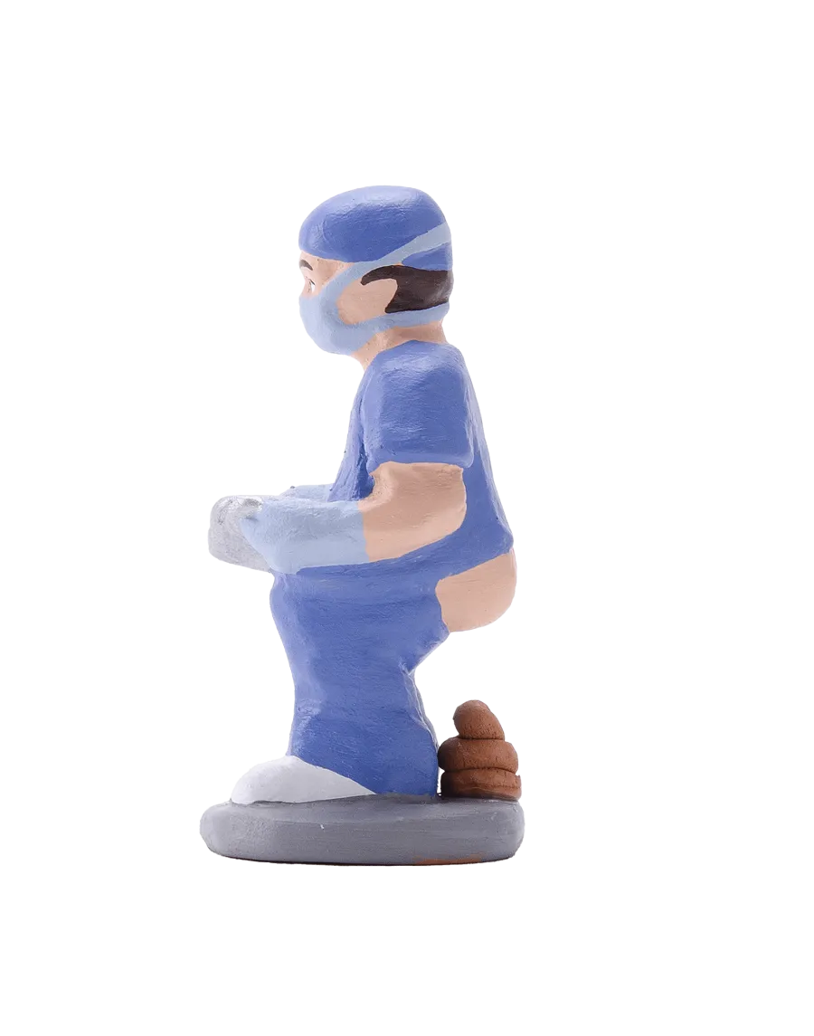 High-Quality Nurse Caganer Figure - Buy Now