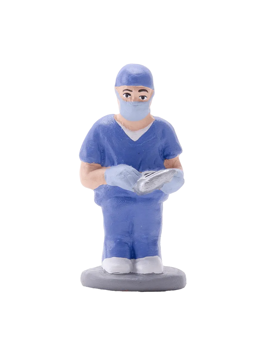 High-Quality Nurse Caganer Figure - Buy Now