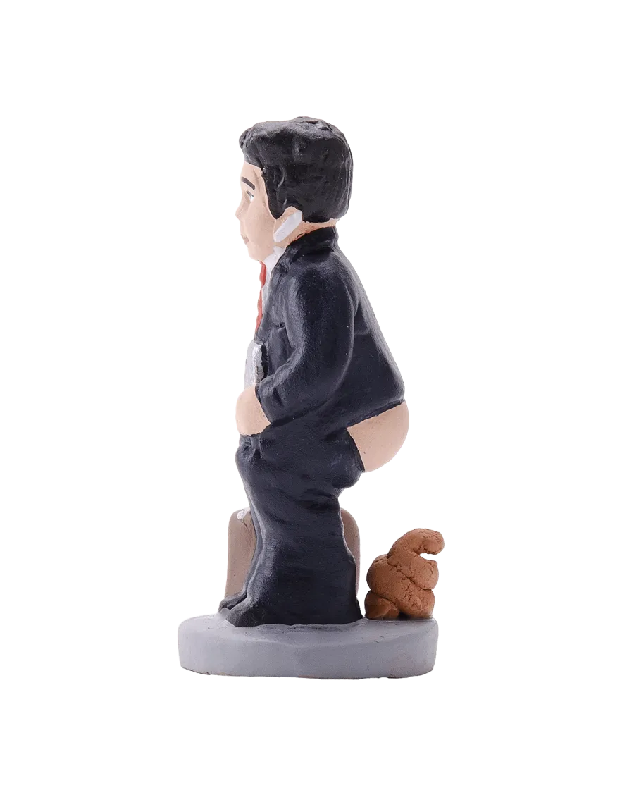 High-Quality Businessman Caganer Figure - Buy Now