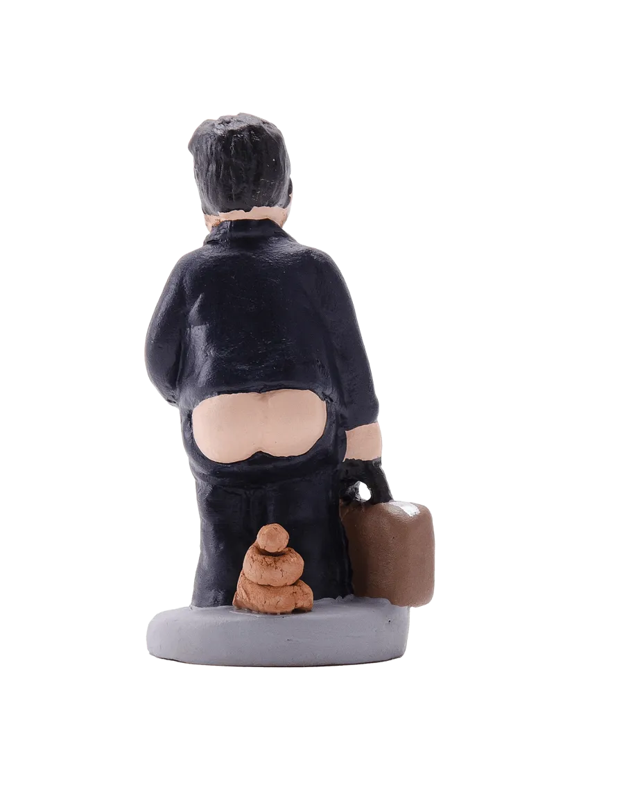 High-Quality Businessman Caganer Figure - Buy Now