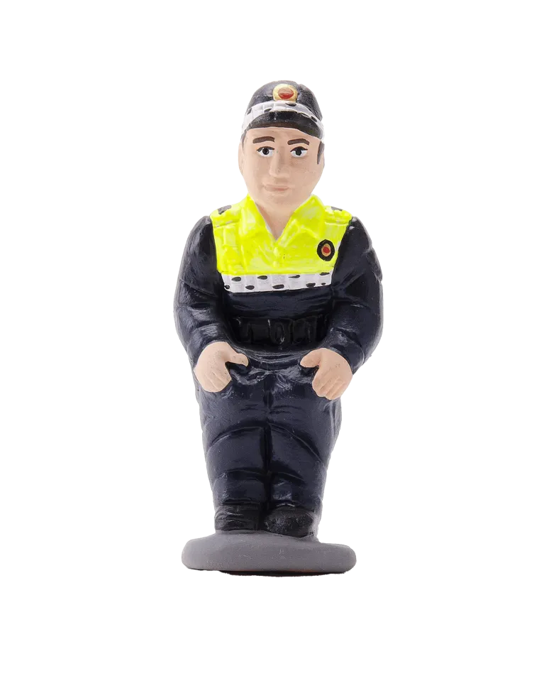 Figurine de Caganer Police Locale de Haute Qualité - Achetez Maintenant