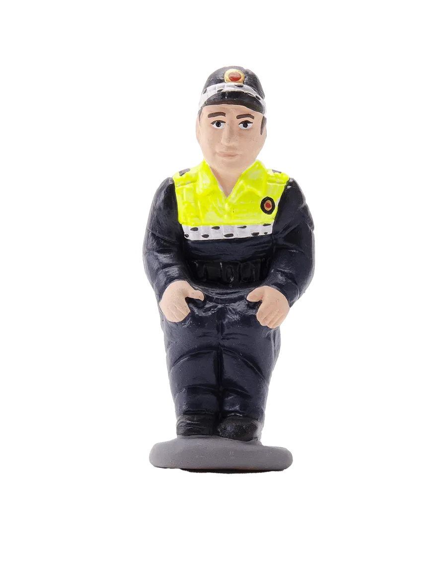 Figurine de Caganer Police Locale de Haute Qualité - Achetez Maintenant