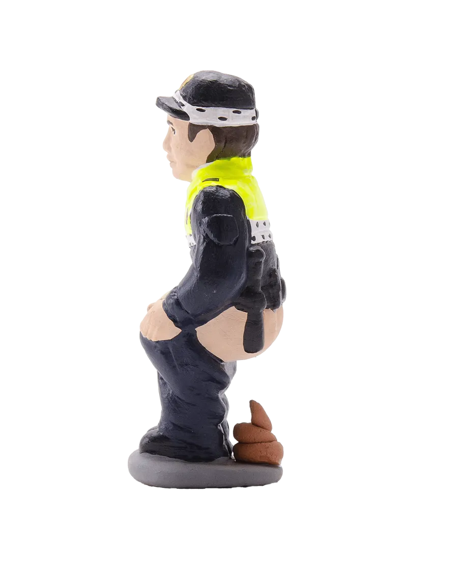 Figurine de Caganer Police Locale de Haute Qualité - Achetez Maintenant