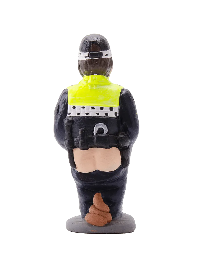 Figurine de Caganer Police Locale de Haute Qualité - Achetez Maintenant