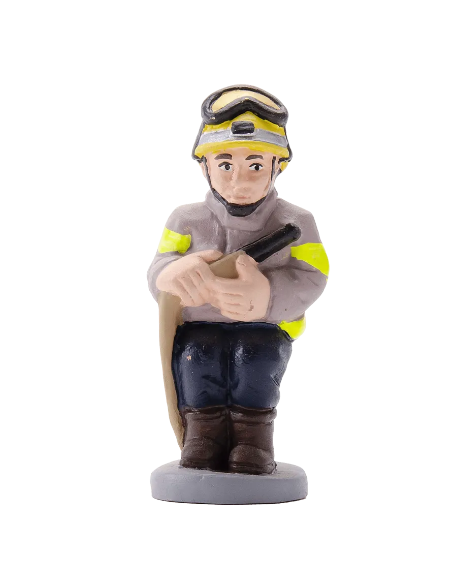 Figura de Caganer Bombero de Alta Calidad - Compra Ahora