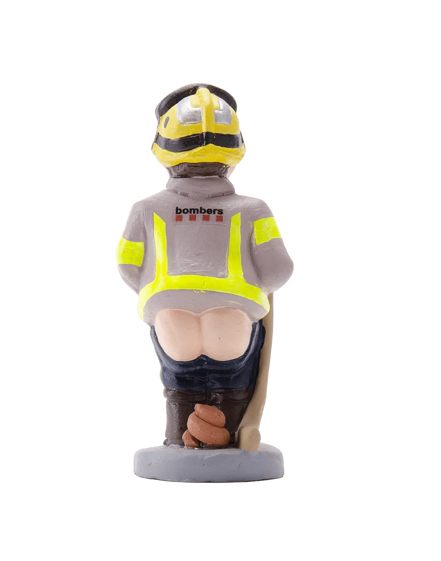 Figura de Caganer Bombero de Alta Calidad - Compra Ahora