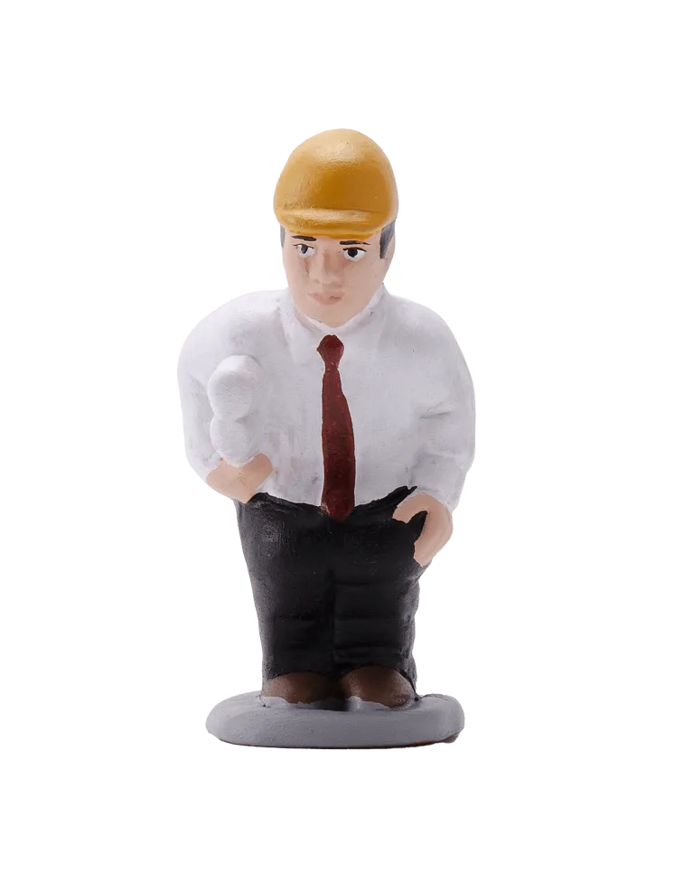 Figurine de Caganer Architecte de Haute Qualité - Achetez Maintenant