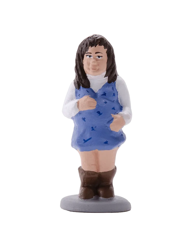 Figurine de Caganer Femme Enceinte de Haute Qualité - Achetez Maintenant
