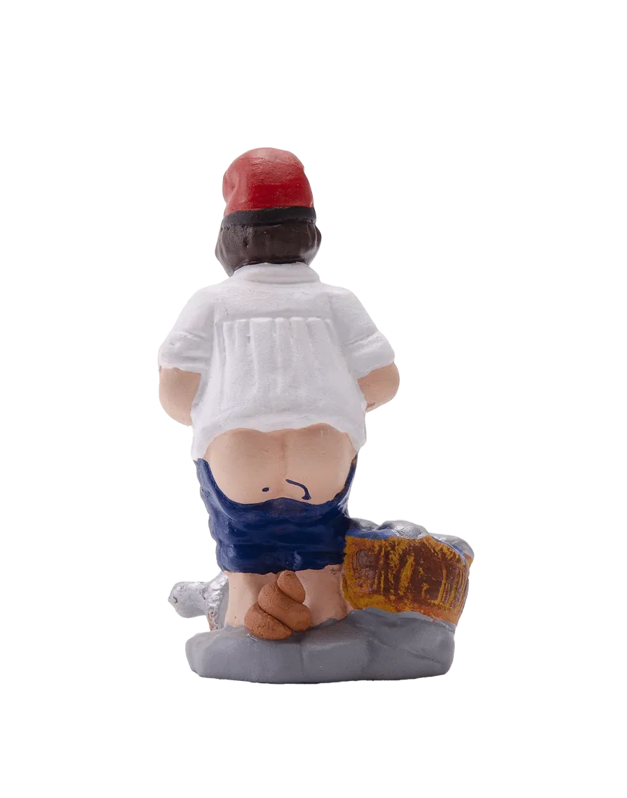 High-Quality Fisherman Caganer Figure - Buy Now