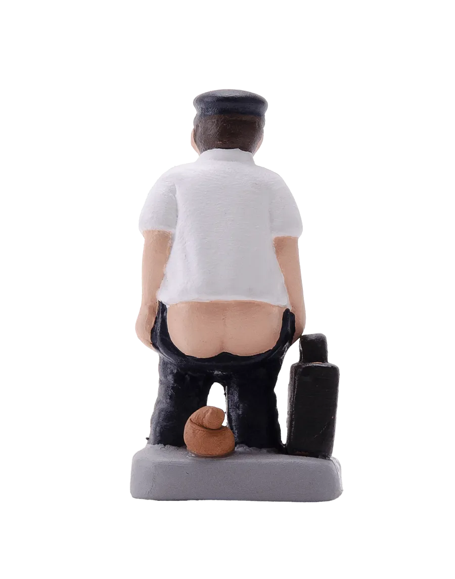Caganer Copilot of airplane