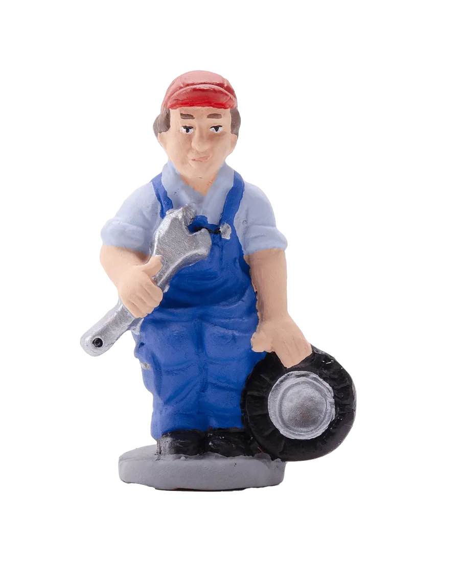 High-Quality Mechanic Caganer Figure - Buy Now