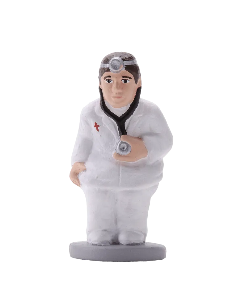 High-Quality Doctor Caganer Figure - Buy Now