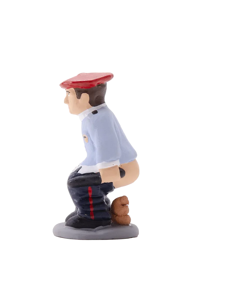 Figurine de Caganer Ertzaintza de Haute Qualité - Achetez Maintenant