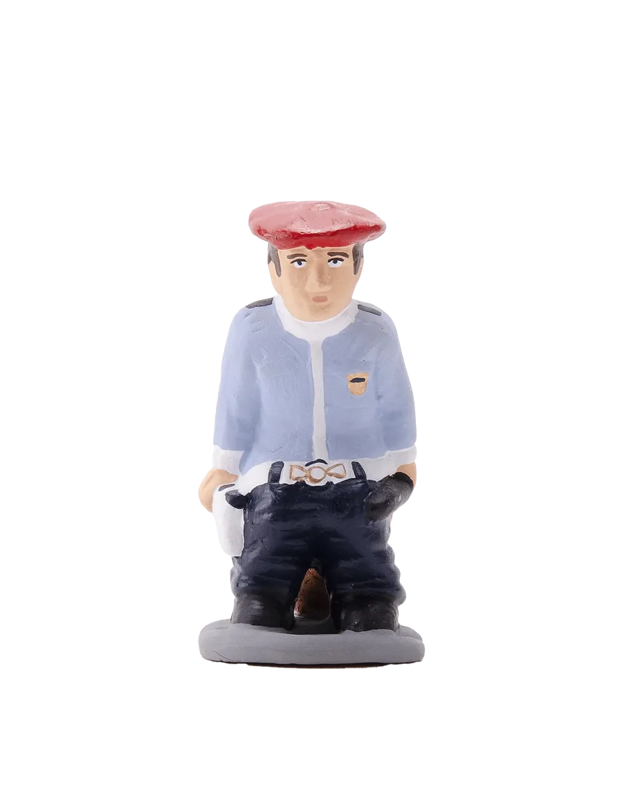 Figurine de Caganer Ertzaintza de Haute Qualité - Achetez Maintenant