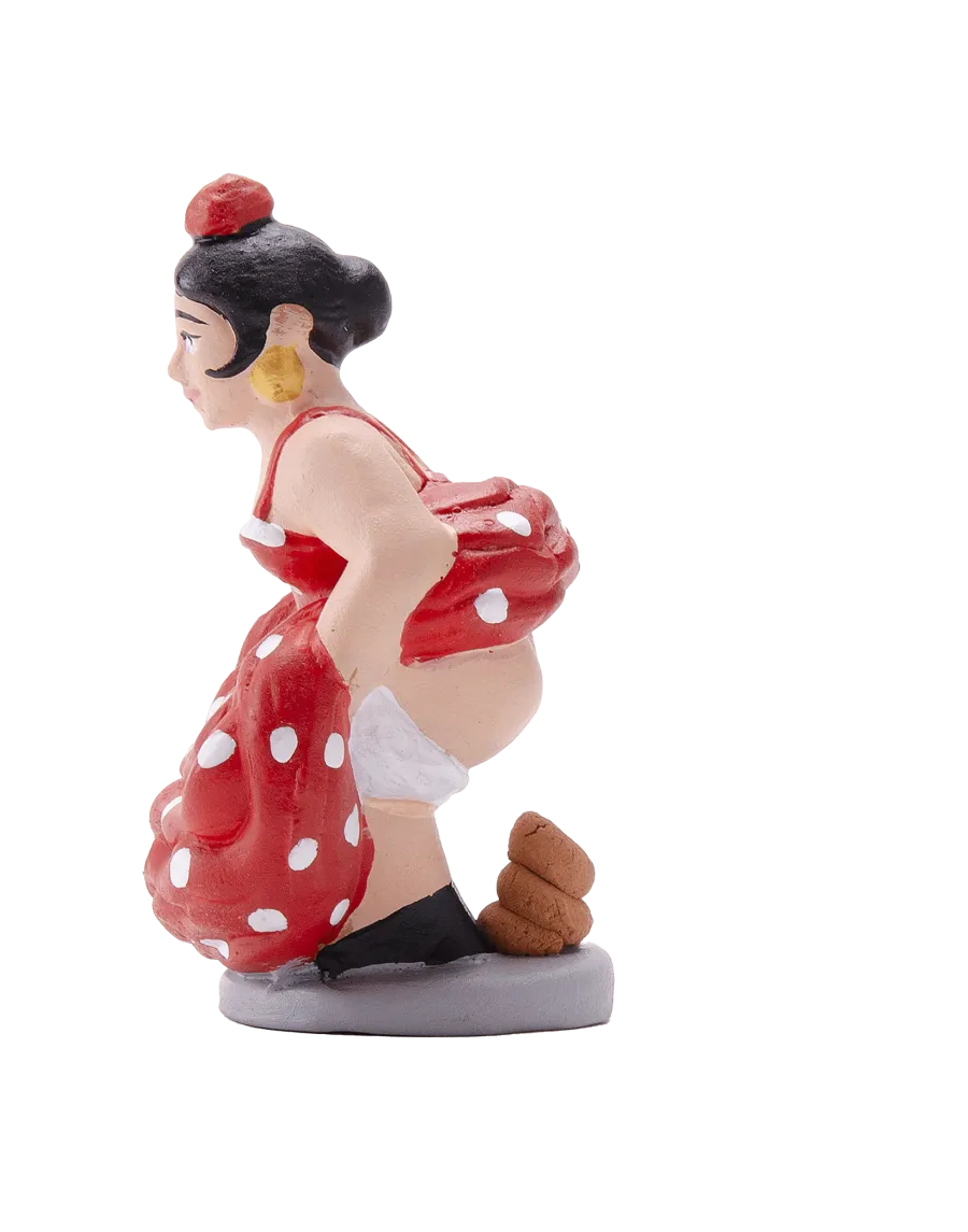 Figurine de Caganer Flamenca de Haute Qualité - Achetez Maintenant