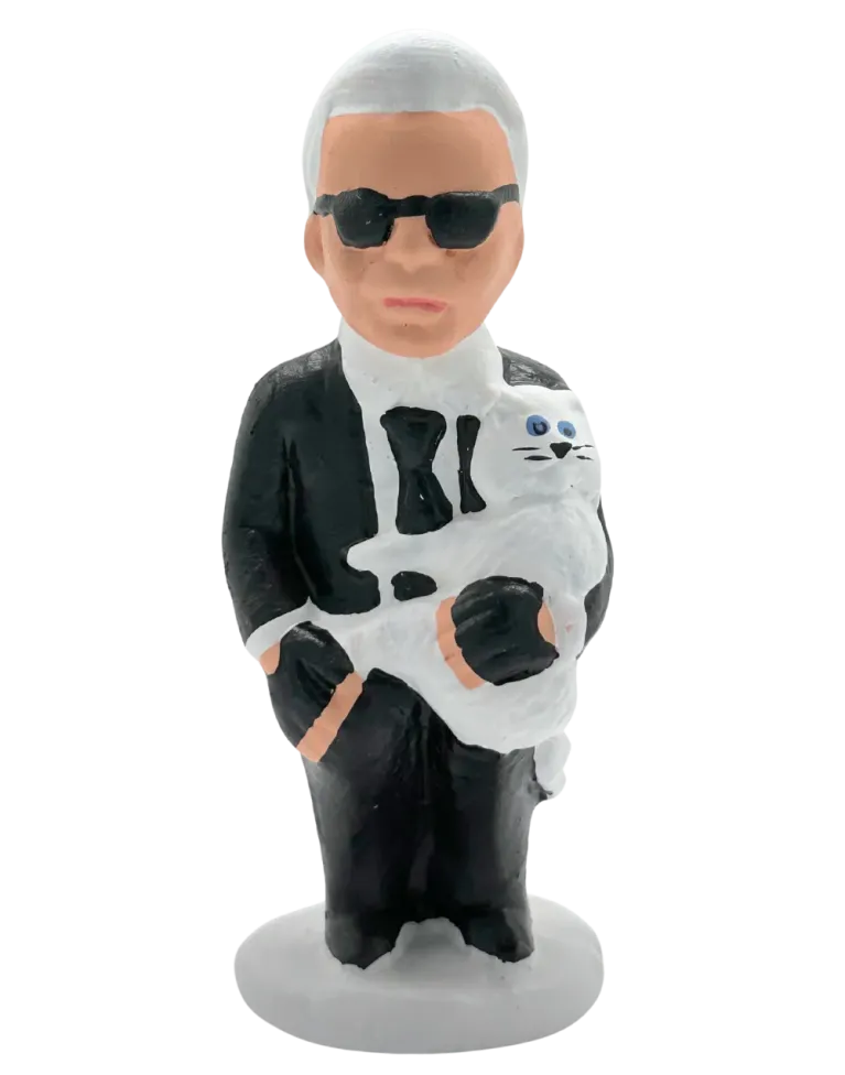 Karl Lagerfeld. Iconic silhouette with style