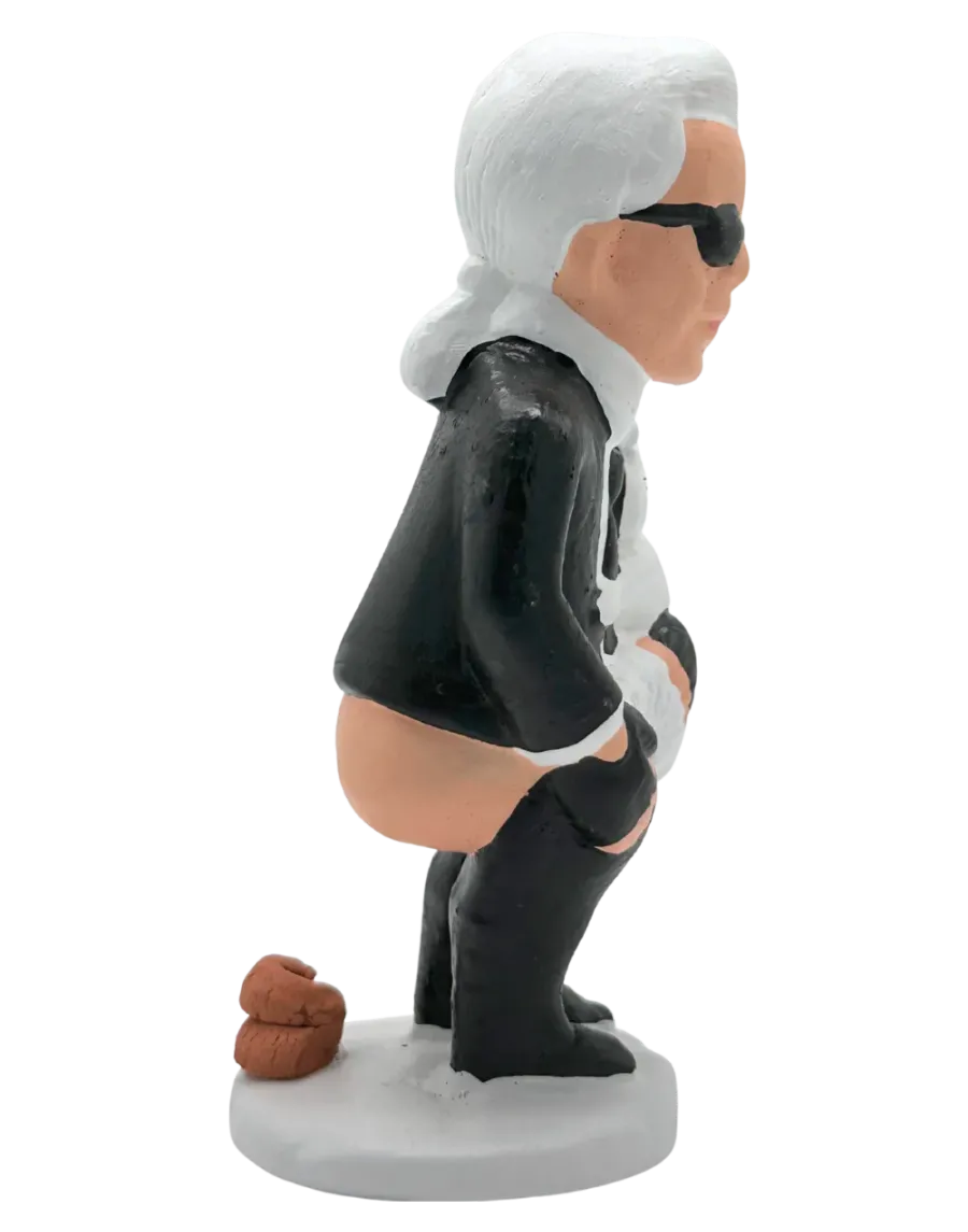 Karl Lagerfeld. Iconic silhouette with style