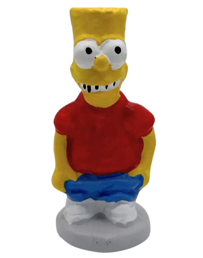 High-Quality Caganer Bart Simpson Figure - Buy Now