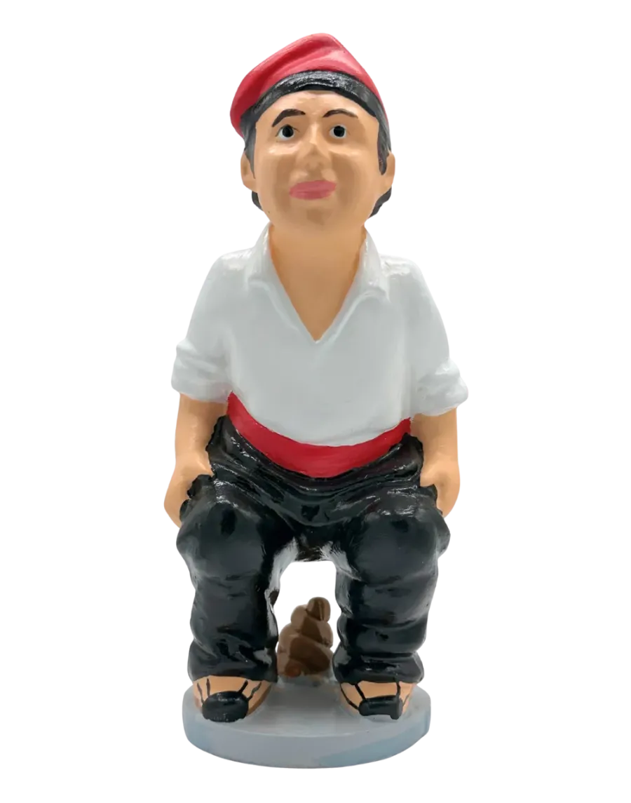 Caganer tradicional 55 cm. Punto de mira en casa