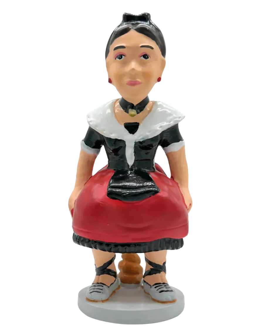Caganera tradicional 55 cm. Alegría que destaca
