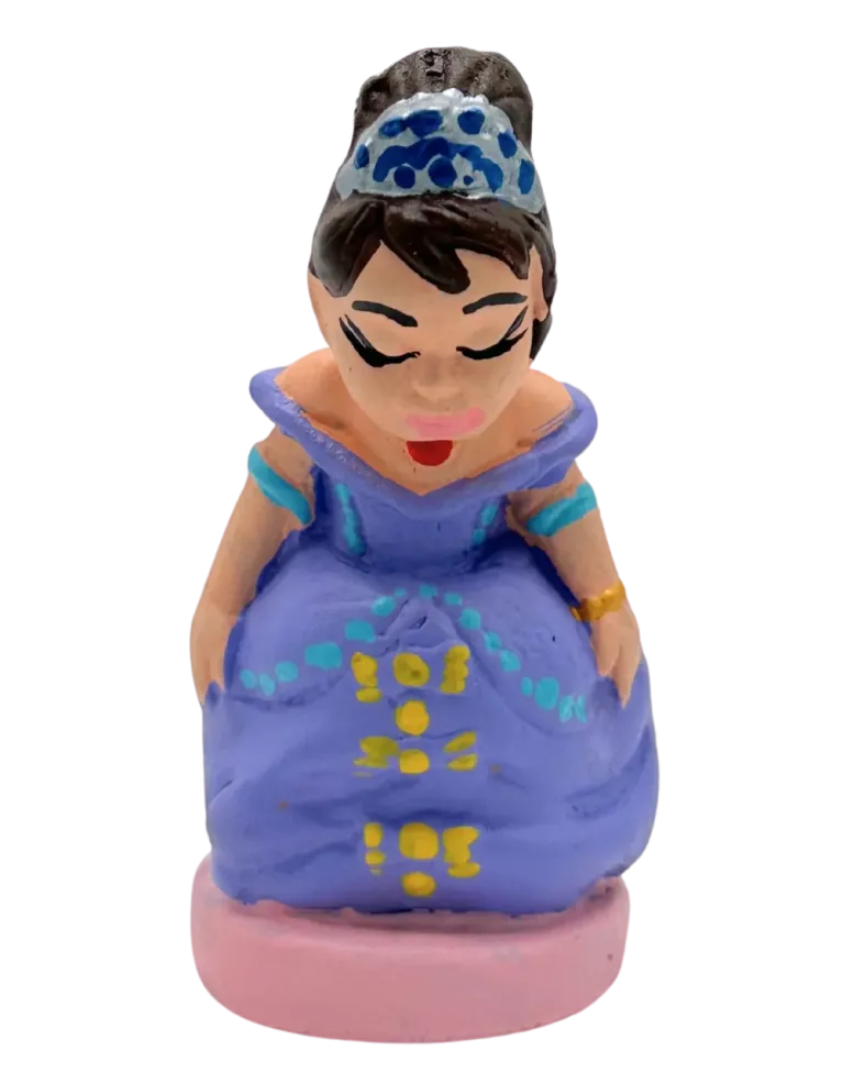 High-Quality Dark-Skinned Princess Caganer Figure - Buy Now