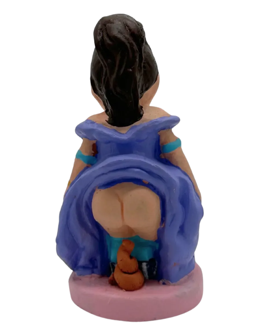 High-Quality Dark-Skinned Princess Caganer Figure - Buy Now