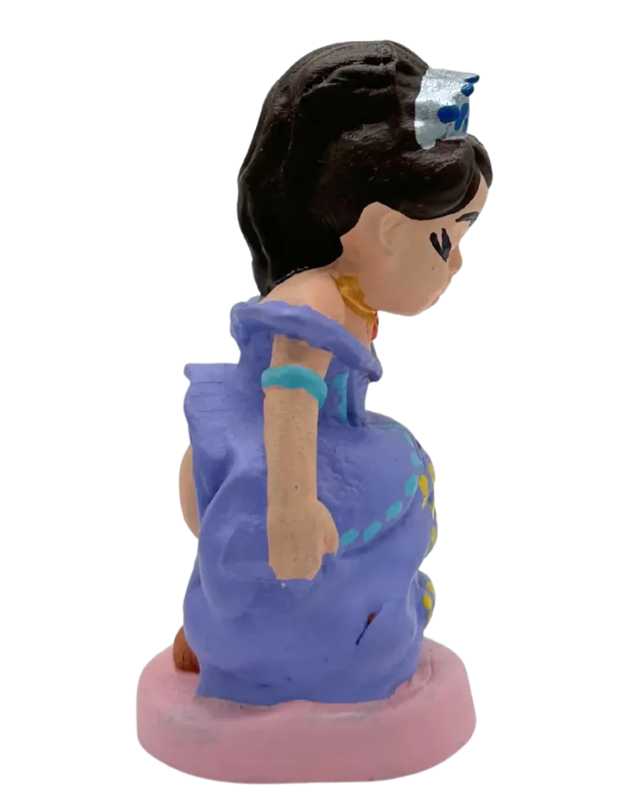 High-Quality Dark-Skinned Princess Caganer Figure - Buy Now