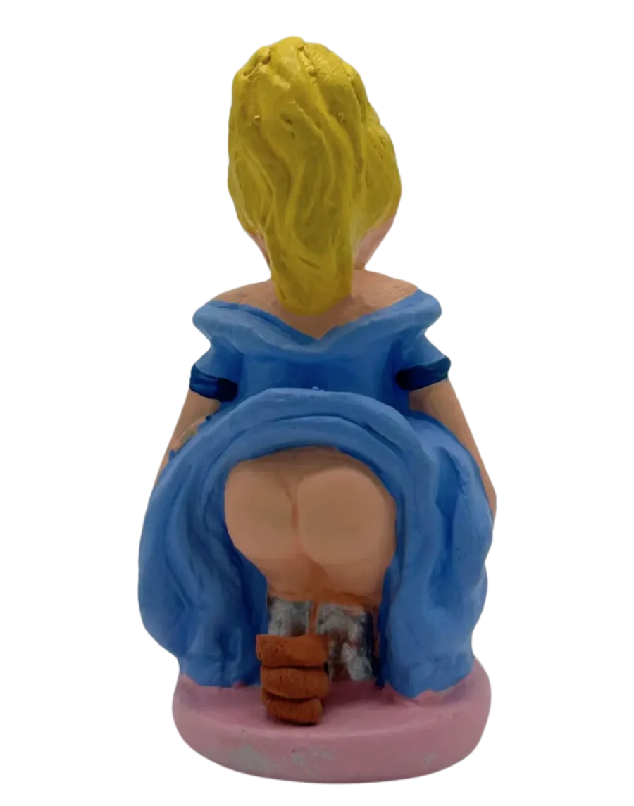 High-Quality Red-Haired Princess Caganer Figure - Buy Now