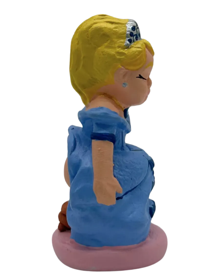 High-Quality Red-Haired Princess Caganer Figure - Buy Now