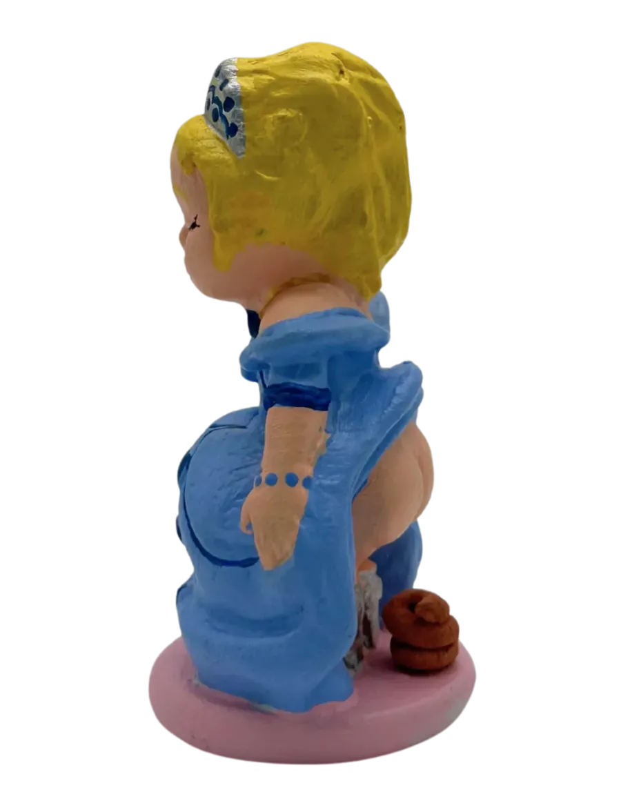 High-Quality Red-Haired Princess Caganer Figure - Buy Now