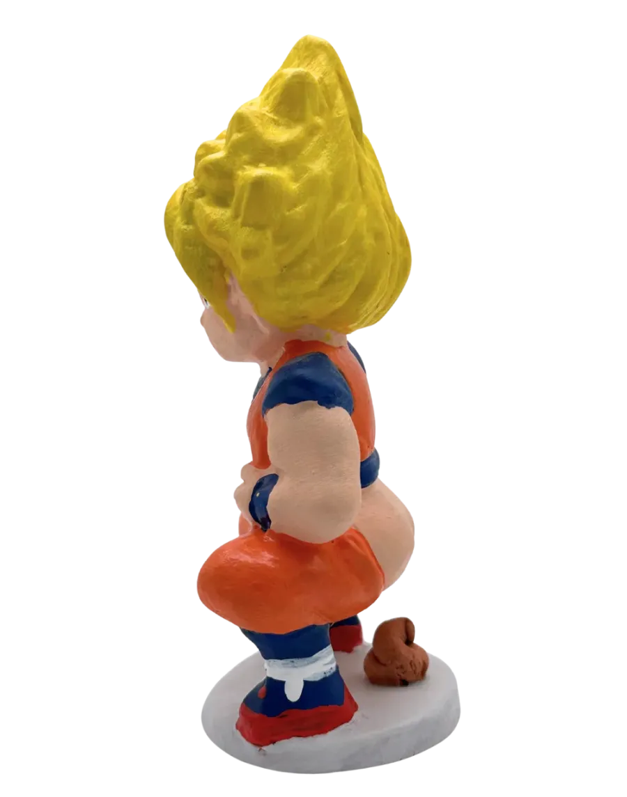 Figurine Caganer Son Goku Évolution de Haute Qualité - Achetez Maintenant