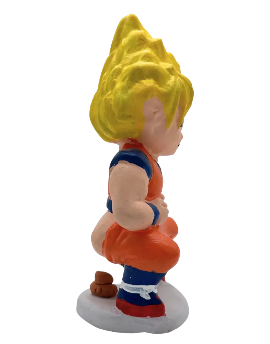 Figurine Caganer Son Goku Évolution de Haute Qualité - Achetez Maintenant