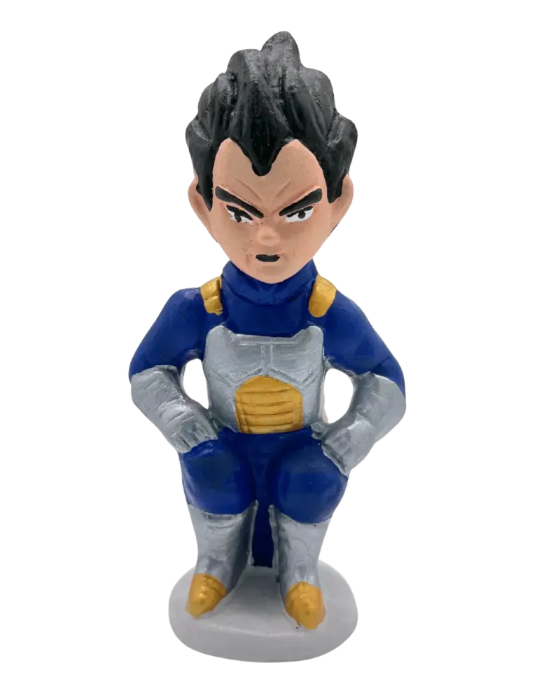 Caganer Vegeta Figure with Realistic Details - Buy Now