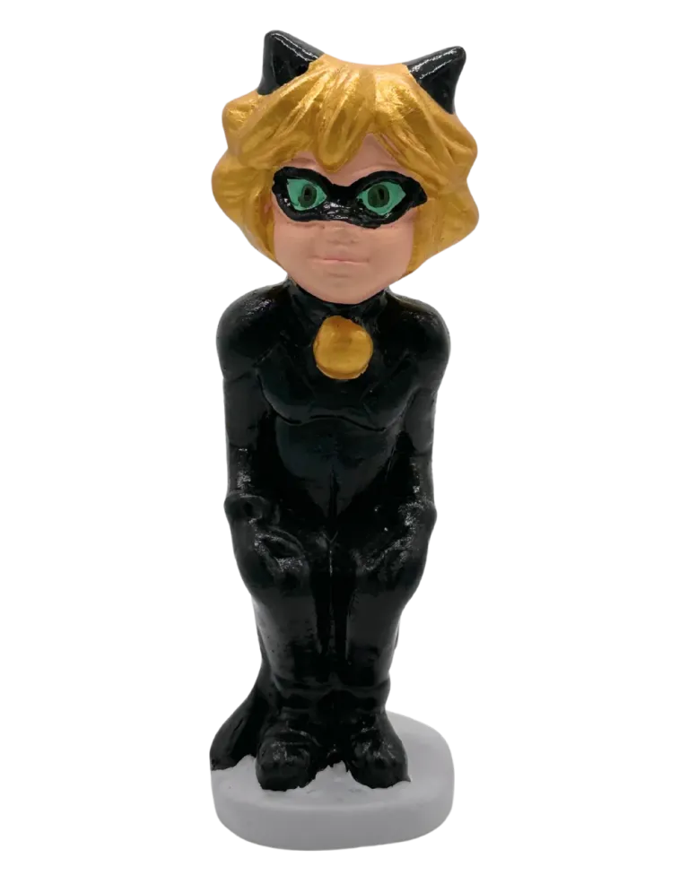 High-Quality Cat Noir Caganer Figure - Buy Now