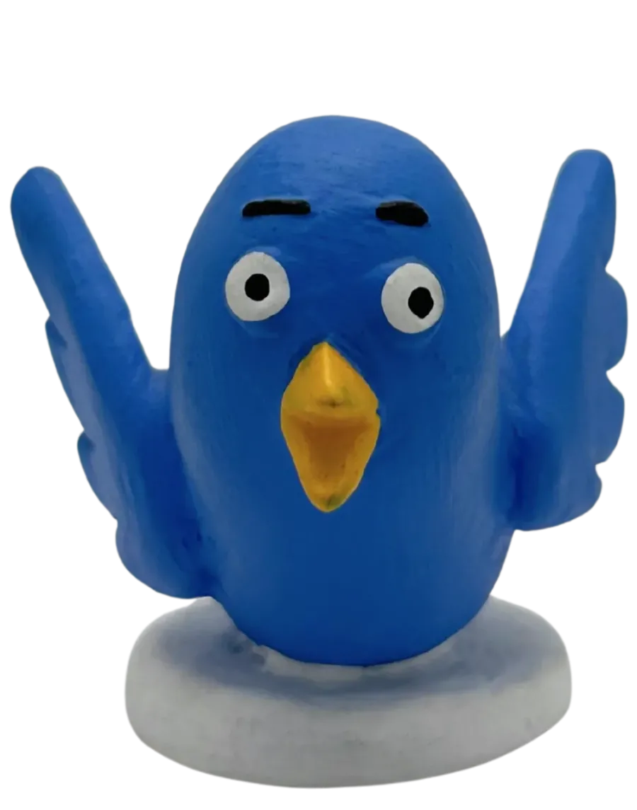 Figura de Caganer Twitter de Alta Calidad - Compra Ahora